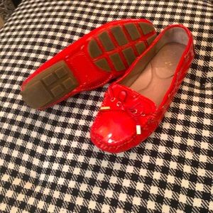 Red Patent Loafers